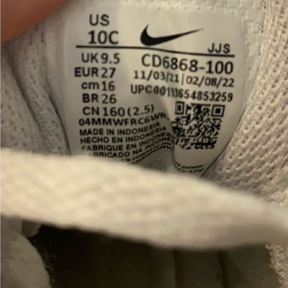 Toddlers White Air Max 90 - Picture 2 of 4